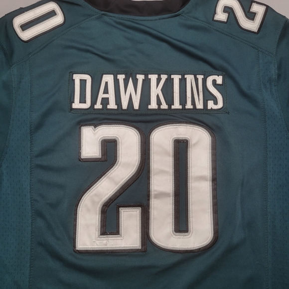 Nike Brian Dawkins #20 Philadelphia Eagles NFL Jersey Green Size XXL